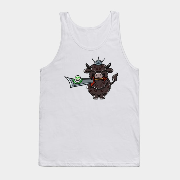 Divine Bovine Tank Top by Jurassic Ink